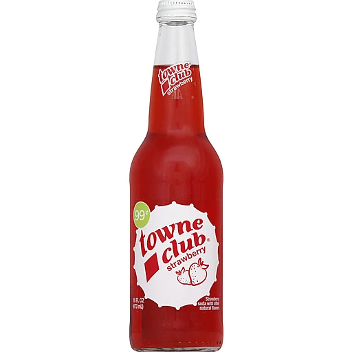Towne Club Strawberry Soda Pop | Soft Drinks | Value Center Marketplace
