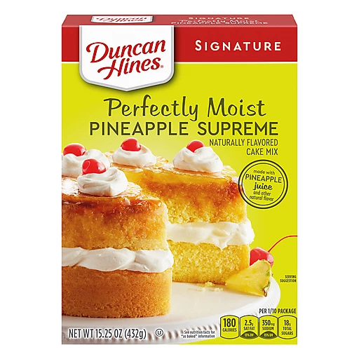 Duncan Hines Signature Orange Supreme Cake Mix 15.25oz (Pack of 2)