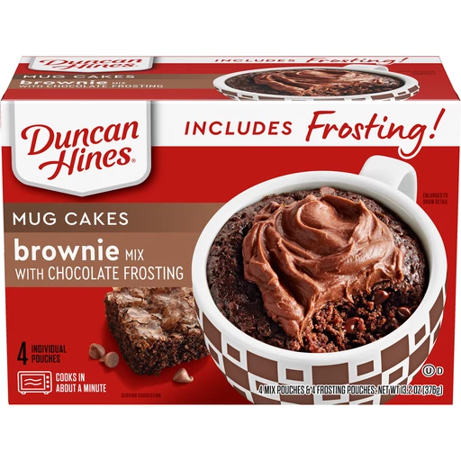 Duncan Mug Cakes with Chocolate - 13.2 OZ | Brownie Mix | Lake Mills Market