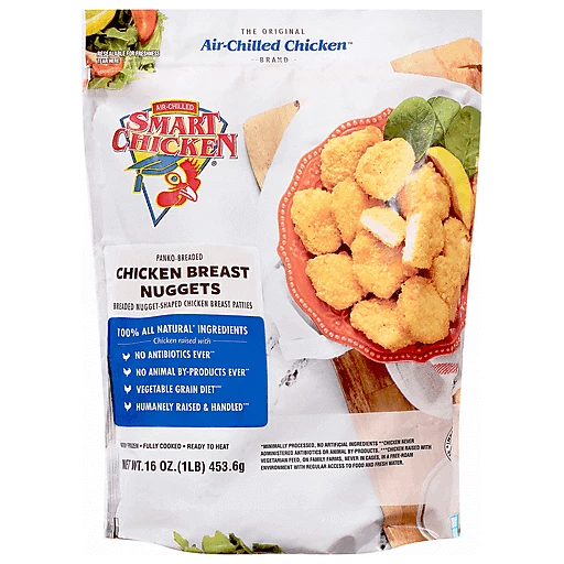 Great Value Fully Cooked Gluten-Free Chicken Breast Nuggets, 16 oz (Frozen)