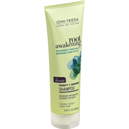 John Frieda Root Oily Scalp & Dry Hair Purify + Nourish Shampoo | Health & Personal Care Bassett's Market