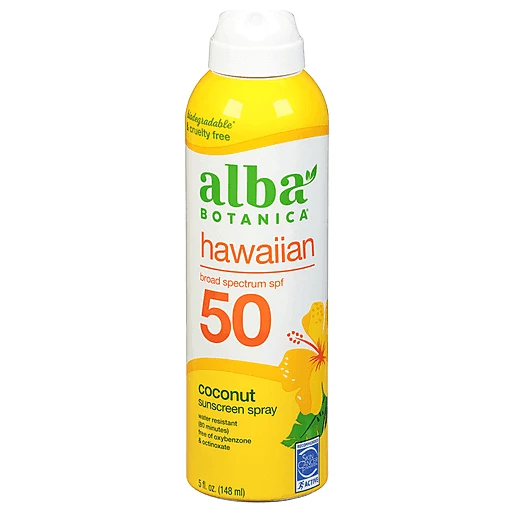 Vær forsigtig Motherland undulate Alba Botanica Sunscreen Coconut Clear Spf 50 | Nat or Org Lotion | Busch's