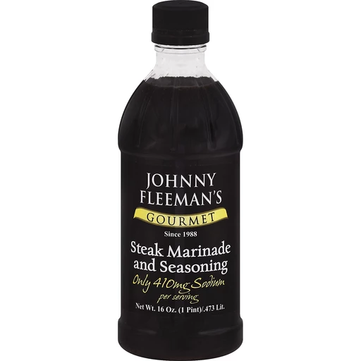 Johnny Fleemans Marinade and Seasoning, Steak, Salt, Spices & Seasonings