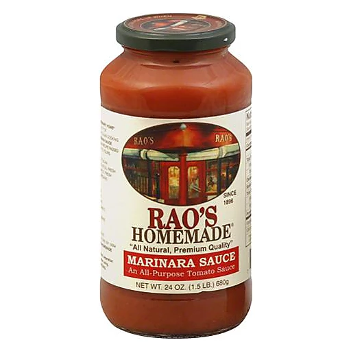Rao's Homemade Marinara Sauce | 24 Oz | All Purpose Tomato Sauce | Pasta  Sauce | Carb Conscious, Keto Friendly | All Natural, Premium Quality | With  Italian Tomatoes & Olive Oil | Pasta Sauce | Sedano's Supermarkets