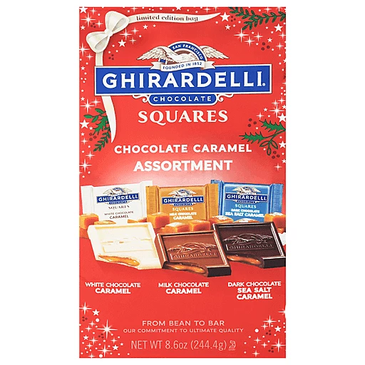 Milk Chocolate Sea Salt Caramel Squares by Ghirardelli