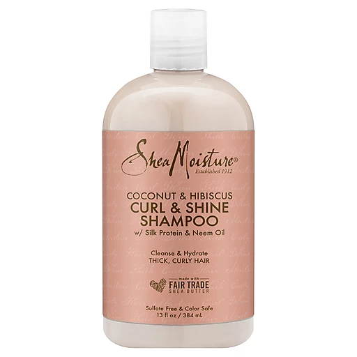 Shea Moisture Shampoo, Curl & Shine, Coconut Hibiscus 13 Oz | Shampoo & | D&W Fresh Market