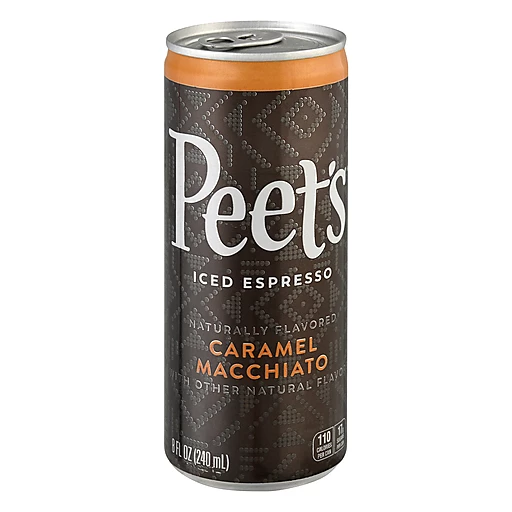 peet's coffee menu calories