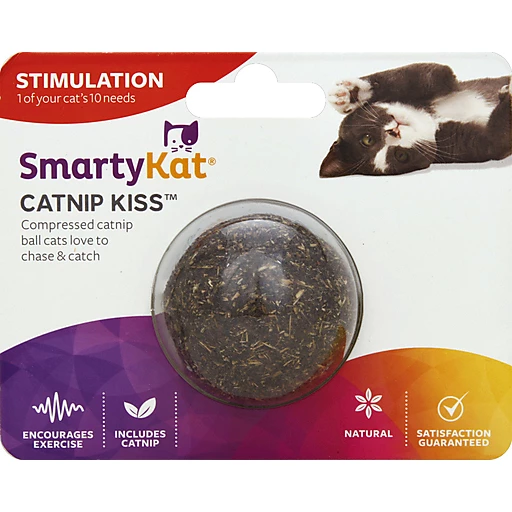 aspekt Sæt tøj væk blanding Smarty Kat Catnip Kiss Compressed Catnip Ball | Cat | Johnson's Sterling  Market AGNE