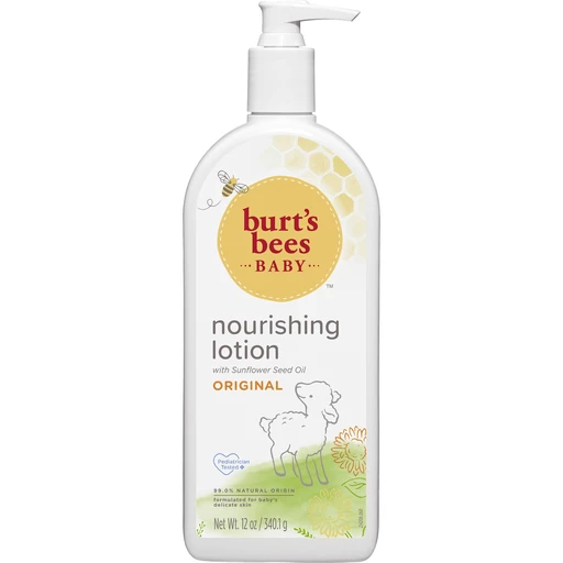 Burt's Bees Baby™ Nourishing with Seed Oil, Original Scent, Pediatrician Tested, 99.0% Natural Origin, 12 Ounces | Buehler's