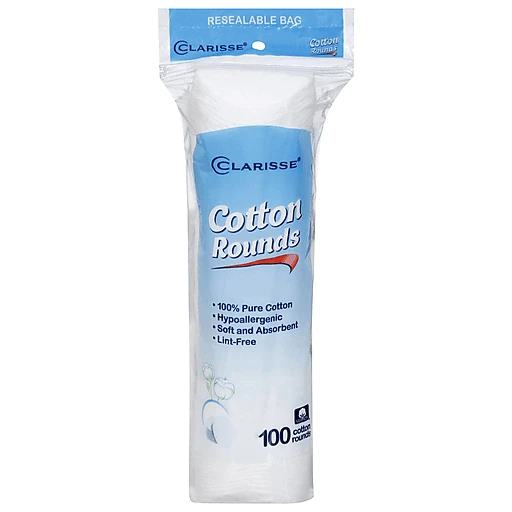Clarisse Cotton Rounds 100 ea | & Personal Care | Ron's Supermarket