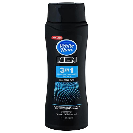 White Men Cool Ocean Wave Shampoo + Conditioner Body Wash 15 Fl Oz Bar Soap & Body Wash | Russ's Market