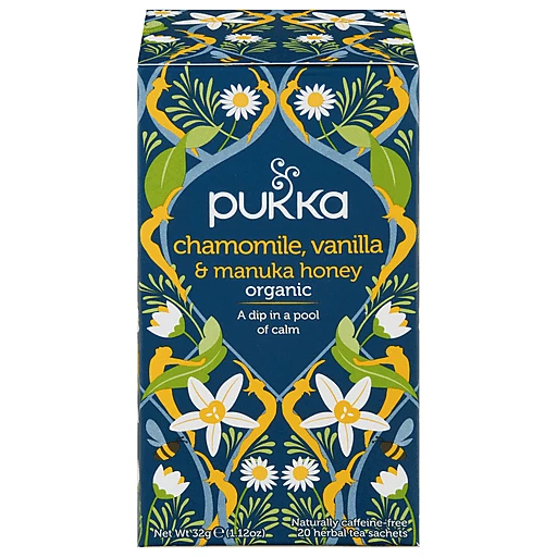 Pukka Organic Herbal Tea Vanilla Chai 20 Tea Bags