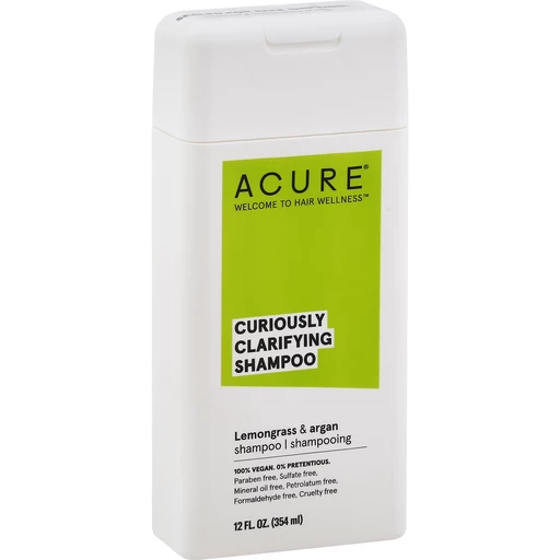 Acure Shampoo, Curiously Clarifying, Lemongrass & Argan | Shop KJ's Market