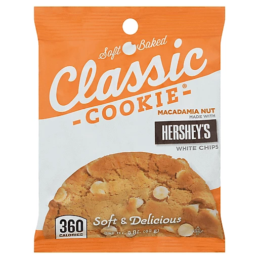 Classic Cookie, Macadamia Nut, Soft Baked 3 oz, Shop