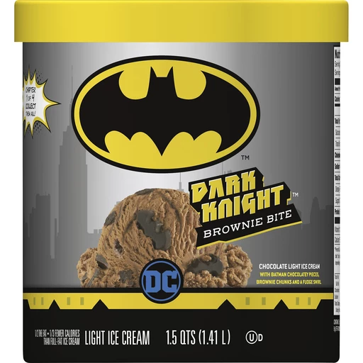 Batman Ice Cream, Light, Brownie Bite, Dark Knight | Ice Cream | Donelan's  Supermarkets