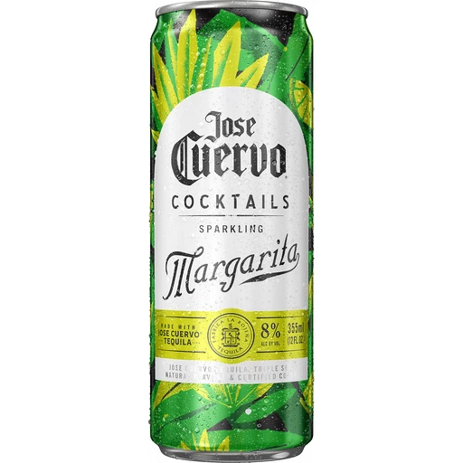 Jose Cuervo® Sparkling Margarita Classic Lime Margarita 355 ml - Cluster  Pack | Tony's