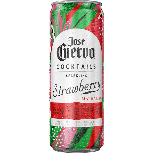 Jose Cuervo® Sparkling Margarita Strawberry Margarita 355 Ml Cluster Pack |  Mix | Russ's Market