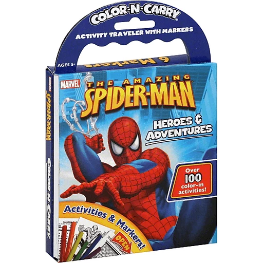 Color N Carry Color-N-Carry Activity Traveler, with Markers, The Amazing  Spider-Man | Shop | Ingles Markets