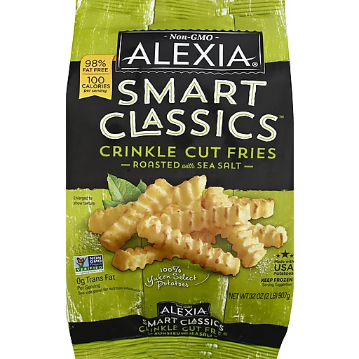 Alexia Smart Classics Crinkle Cut Fries Roasted with Sea Salt Review –  Freezer Meal Frenzy
