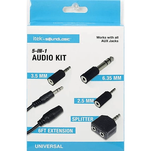 Malaise lade schipper Soundlogic Audio Adapter Kit Black | Shop | KJ's Market