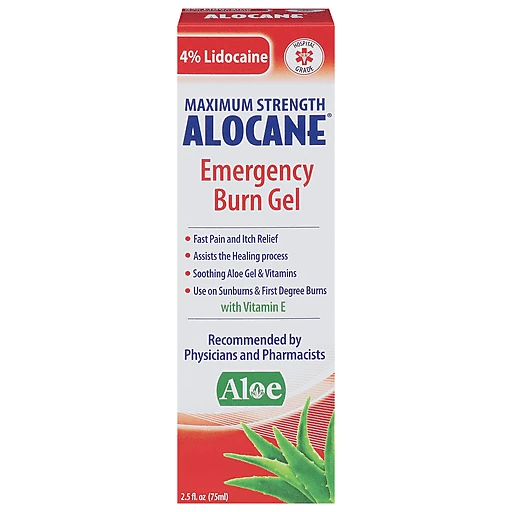 Alocane Emergency Burn Gel, Maximum Strength - 2.5 fl oz