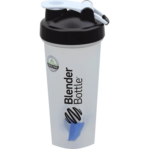 Blender Bottle Classic Shaker Bottle with Loop, Black, 28 oz