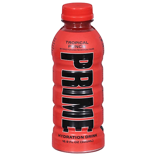 Prime Hydration Drink, Tropical Punch 16.9 fl oz, Beer & Wine