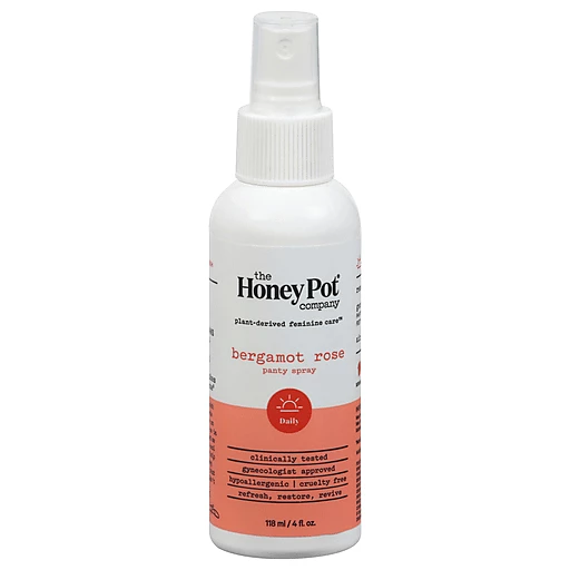 schuif risico geduldig The Honey Pot Company Panty Spray, Daily, Begamot Rose, 4 fl oz | Health &  Personal Care | Lucky's Market