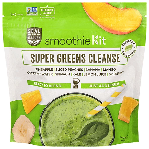 Seal The Seasons Smoothie Kit, Super Green Cleanse 24 Oz