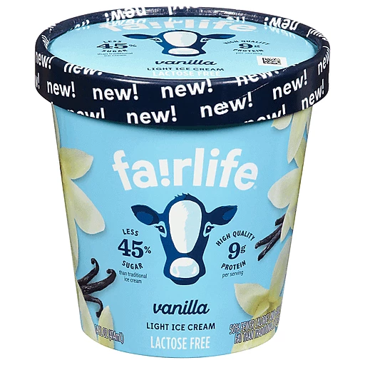 Fairlife Light Vanilla Ice Cream 14 fl oz | Cream Foods