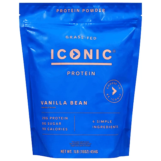 Iconic Protein Powder, Vanilla Bean, 1 Lb (18 Servings)