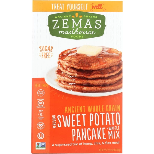 Zemas Madhouse Food Pancake and Waffle Mix - Peruvian Sweet Potato - Case  of 6  oz. | Shop | Foodtown