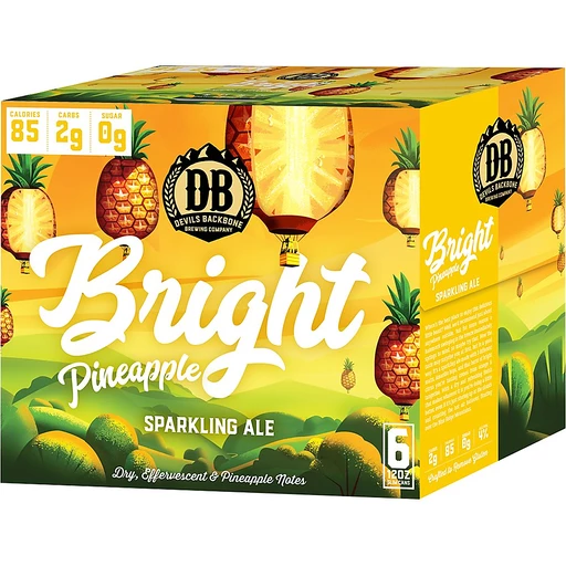 Devils Backbone Brewing Company Bright Pineapple Sparkling Ale, 6