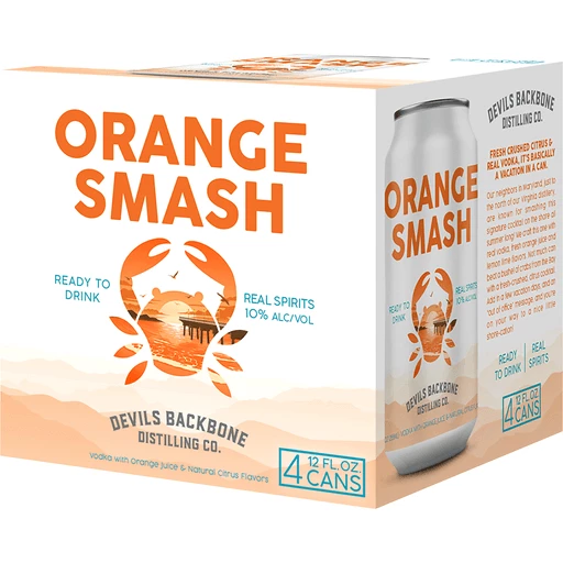 Devils Backbone Distilling Co. Orange Smash Ready To Drink Canned