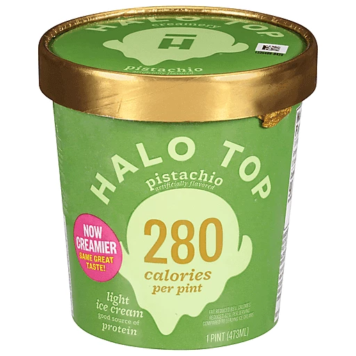 Halo Ice Cream, Light, Pistachio 1 Pt | Ice | Honeoye Falls Market Place