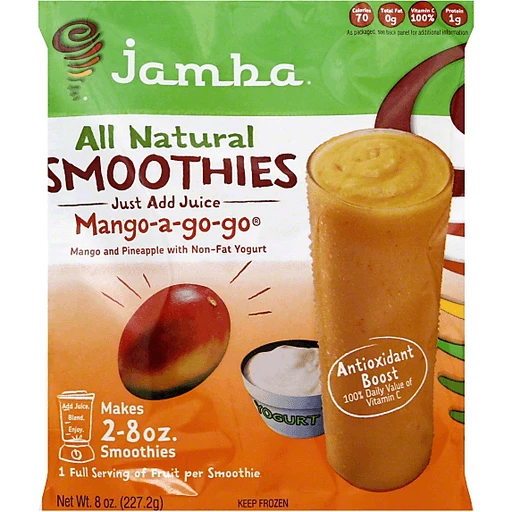Twisted sammensværgelse Imidlertid Jamba Juice At Home Smoothies, Mango-a-Go-Go | Juices | NuNu's Market