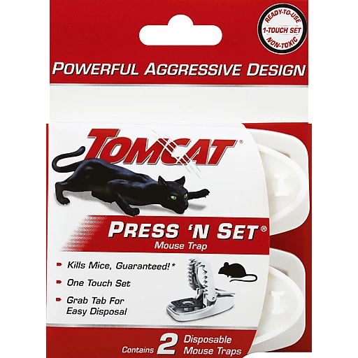 Tomcat Mouse Traps Press 'N Set, Home & Garden