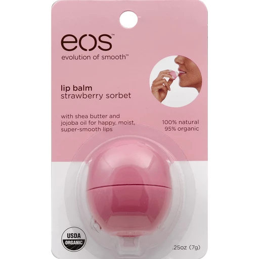 EOS Balm, Strawberry Sorbet | Lip Care | Edwards Cash Saver
