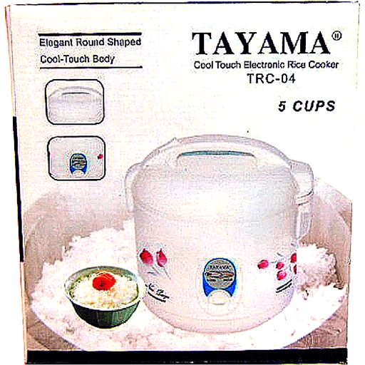Tayama Rice Cooker 5 Cup, Kitchen Appliances