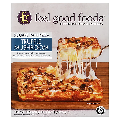 Feel Good Foods Truffle Mushroom Square Pan Pizza 17.8 oz