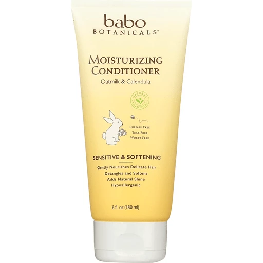 Babo Botanicals Conditioner Moisturizing Oatmilk 6 Oz | Baby Bath and  Shampoo | Foster's