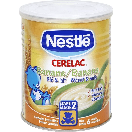 Cerelac Infant Cereal, Banana, Wheat & Milk, Baby Formula