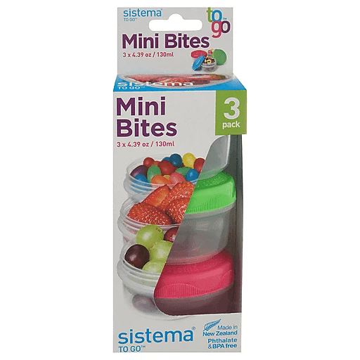 Sistema Mini Bites To GO 130ml (3 Packs)