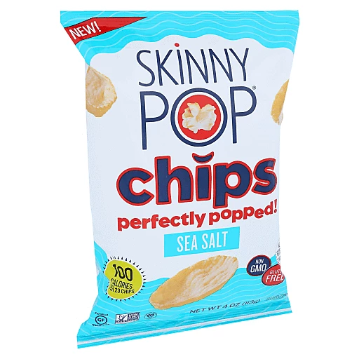 karton sydvest is Skinnypop Chips - Sea Salt Popcorn Chips, Gluten-Free, G/F | Casey's Foods