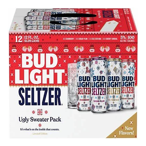 Bud Light™ Seltzer Ugly Sweater Limited Edition Variety Pack, 12
