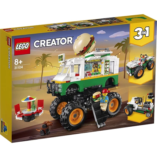 plisseret indsigelse Sprede LEGO CREATOR 31104 MONSTER HAMBURGER TRUCK | Intertoys (Toys, Gift, Games &  Beach accessories) | Super Food Plaza