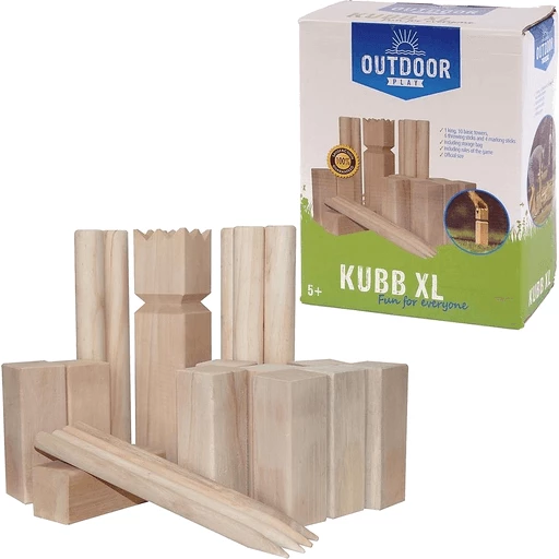 OUTDOOR PLAY KUBB GAME | Intertoys Gift, Games & Beach accessories) | Super Food Plaza