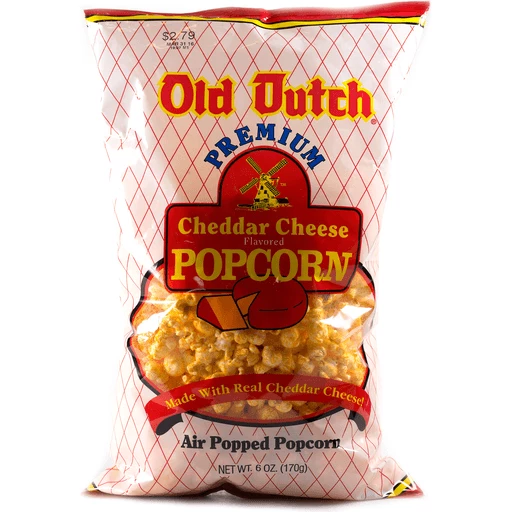 Jeg tror, ​​jeg er syg strukturelt Nemlig Old Dutch Cheddar Cheese Popcorn 6 oz. Bag | Popped | Service Food Market