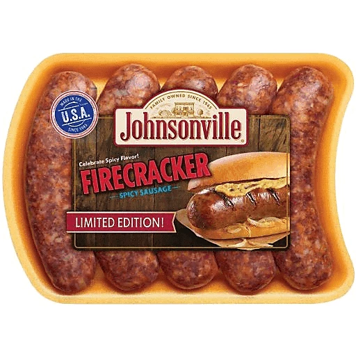 Johnsonville Spicy Firecracker Sausage 19 oz | Brats & Sausages | Festival  Foods Shopping