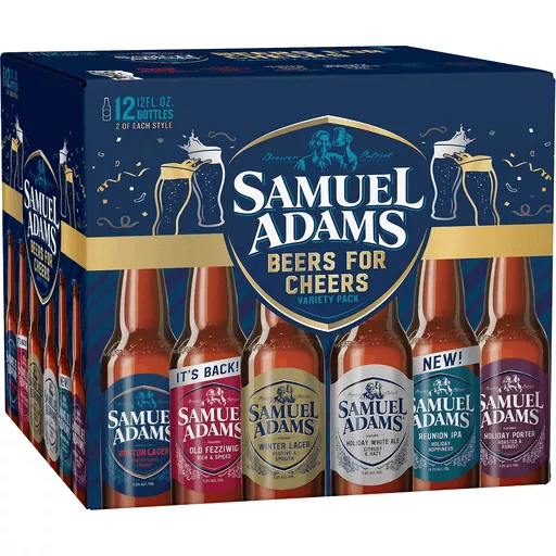 Samuel Adams Variety Pack - Beers for Cheers (12PKB 12 OZ) | Specialty Beer  | BevMo